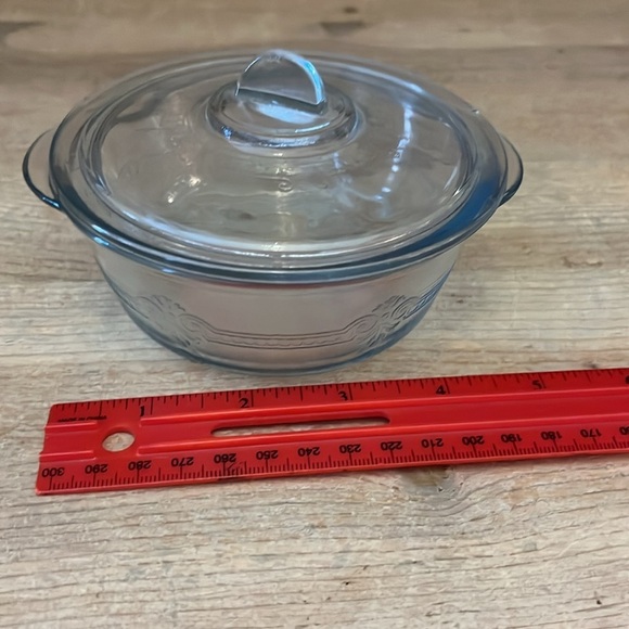 Vintage Fire King Philbe Mini Casserole Dish & Lid Depression Glass 1940’s - Picture 7 of 7